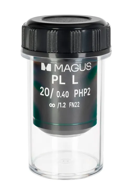 foto MAGUS 20HP 20х/0,40 Plan L phase PHP2 ∞/1,2 ÇM 8,0 mm Objektif,  2