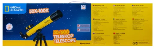 resim Bresser National Geographic 50/600 AZ Telescope with Mount,  15