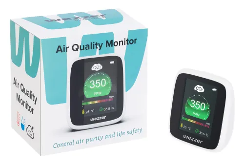 görüntü Levenhuk Wezzer Air MC20 Hava Kalitesi Monitörü,  3