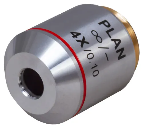 fotoğraf Levenhuk MED 4x Sonsuzluk Düzeltimli Plan Akromatik Objektif,  2