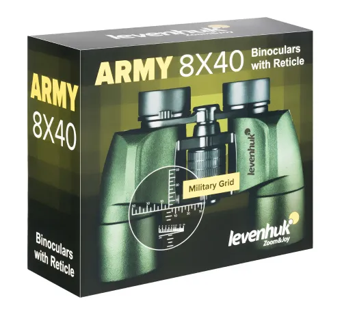 görüntü Levenhuk Army 8x40 Artıkıllı Binoküler Dürbün,  14