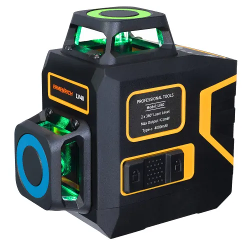 görüntü Ermenrich PRO LV40  Lazer Terazi, siyah,  4
