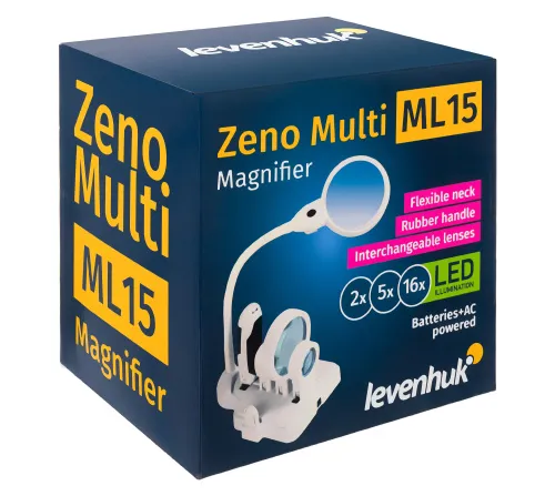 foto Levenhuk Zeno Multi ML15 Beyaz Büyüteç,  12