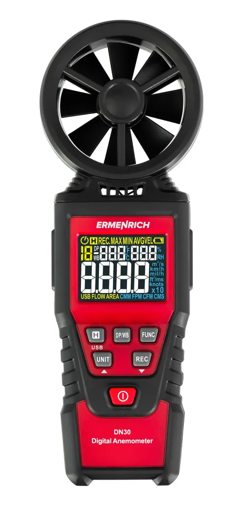 resim Ermenrich Seek DN30 Dijital Anemometre,  3