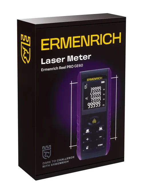 resim Ermenrich Reel PRO GE60 Lazer Metre,  7