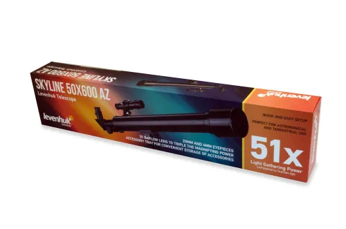 foto Levenhuk Skyline 50x600 AZ Teleskop,  7