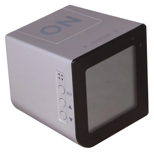 foto Bresser FlipMe Tabletop Alarm Clock, silver,  3