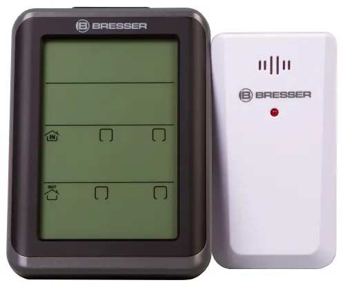 resim Bresser MyClimate Thermo/Hygrometer Clock, white,  11