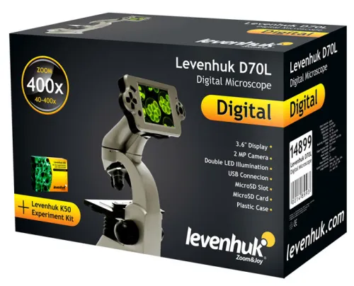 görüntü Levenhuk D70L Dijital Biyolojik Mikroskop,  13