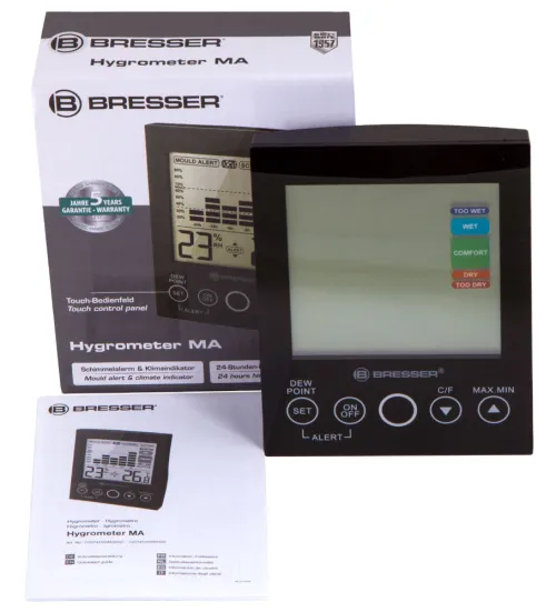 görüntü Bresser Mould Alert Hygrometer, black,  2
