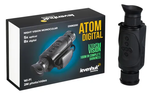 görüntü Levenhuk Atom Digital DNM200 Gece Görüşlü Monoküler Dürbün,  4
