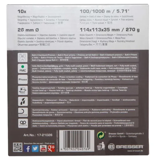 görüntü Bresser Pirsch 10x26 Binoculars,  13