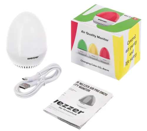 resim Levenhuk Wezzer Air PRO DM20 Hava Kalitesi Monitörü,  2