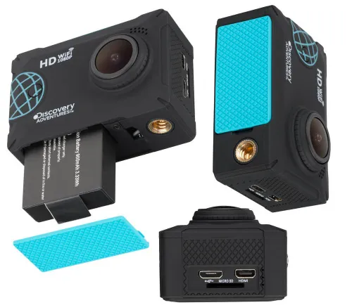 resim Bresser Discovery Adventures Trek Full HD 140° Wi-Fi Action Camera,  2