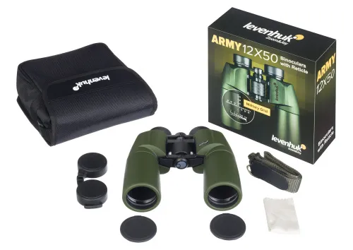 görüntü Levenhuk Army 12x50 Artıkıllı Binoküler Dürbün,  5