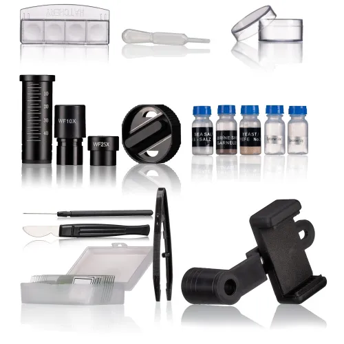 foto Bresser Junior Microscope with Magnification 40x-2000x,  3