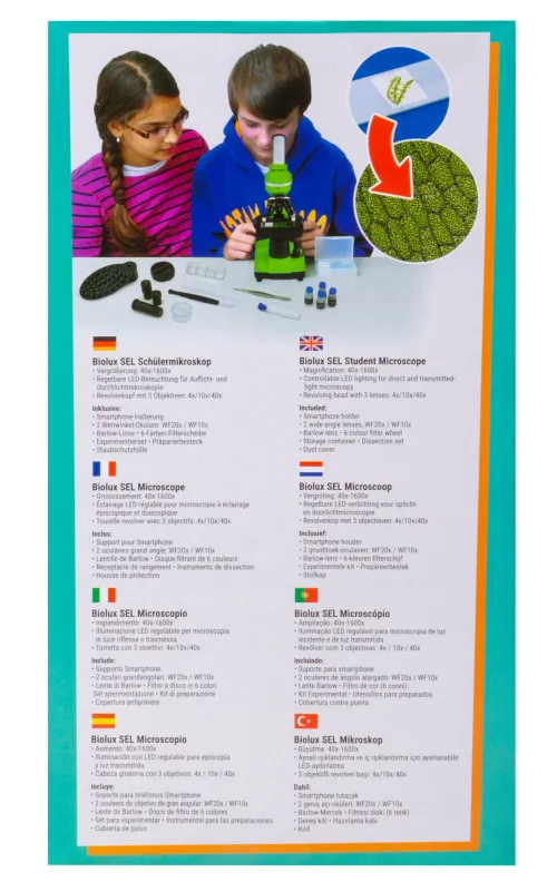 resim Bresser Junior Biolux SEL 40–1600x Microscope,  21