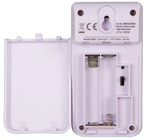 resim Bresser MyClimate Thermo/Hygrometer Clock, white,  14