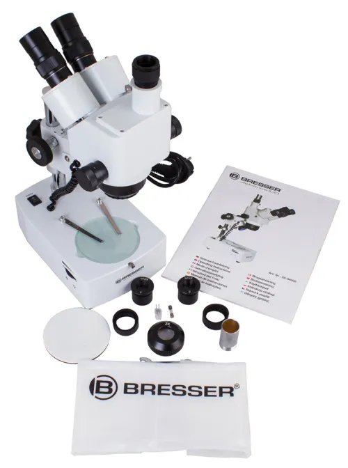 görüntü Bresser Advance ICD 10–160x Microscope,  14