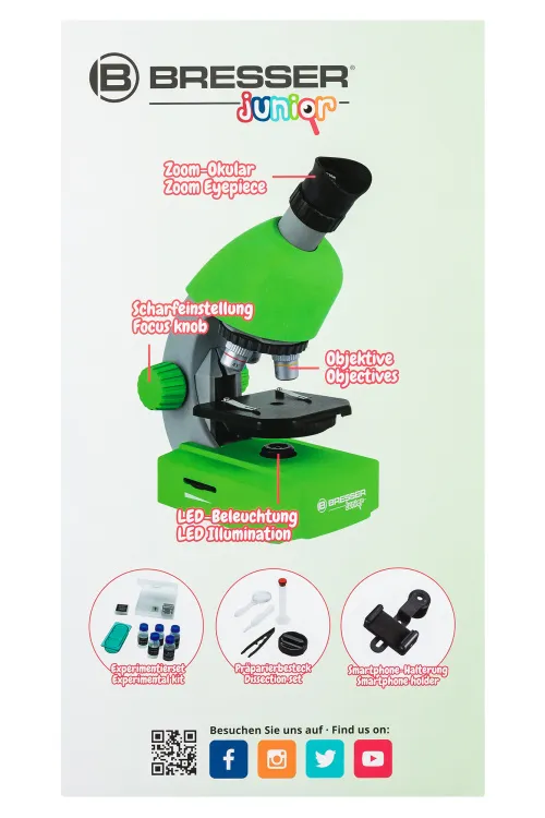 fotoğraf Bresser Junior 40–640x Microscope,  12