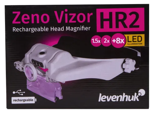 foto Levenhuk Zeno Vizor HR2 Şarjlı Baş Büyüteci,  11