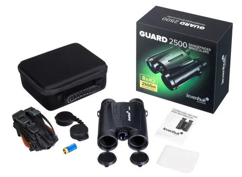 resim Levenhuk Guard 2500 Mesafe Ölçer Binoküler Dürbün,  2