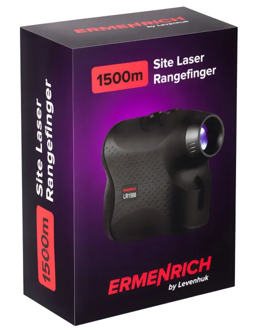 foto Ermenrich LR1500 Şantiye Lazer Mesafe Ölçer, siyah,  11