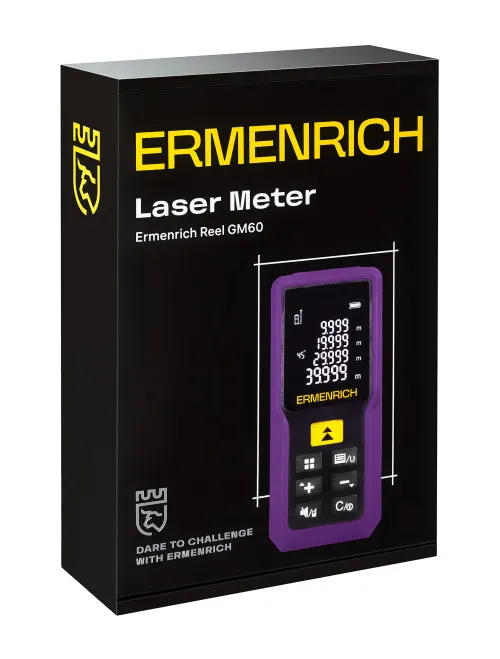 resim Ermenrich Reel PRO GM60 Lazer Metre,  7