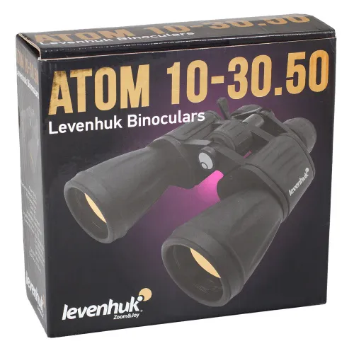 resim Levenhuk Atom 10–30x50 Binoküler Dürbün,  10