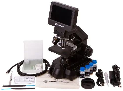 resim Bresser Biolux Touch 5MP HDMI Microscope,  10
